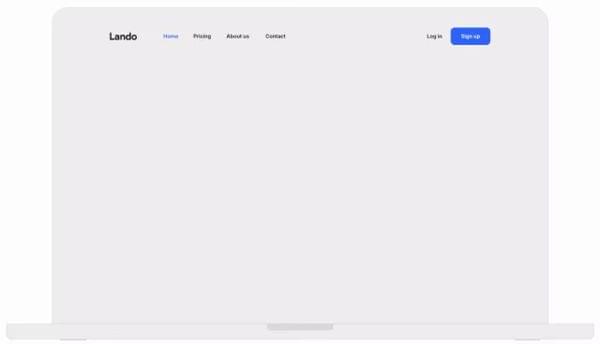 Video of Visual showing users using drag-and-drop features in Uizard to design a website screen