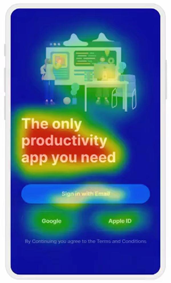 Video of uizard ai heat map