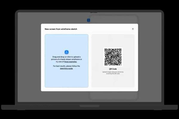Video of how a user can use Uizard to turn a hand-drawn wireframe sketch into a digital design mockup