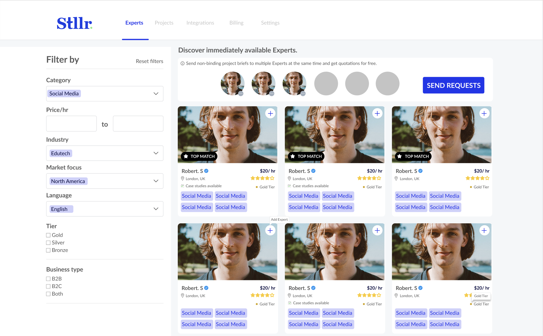 high fidelity wireframe or mockup